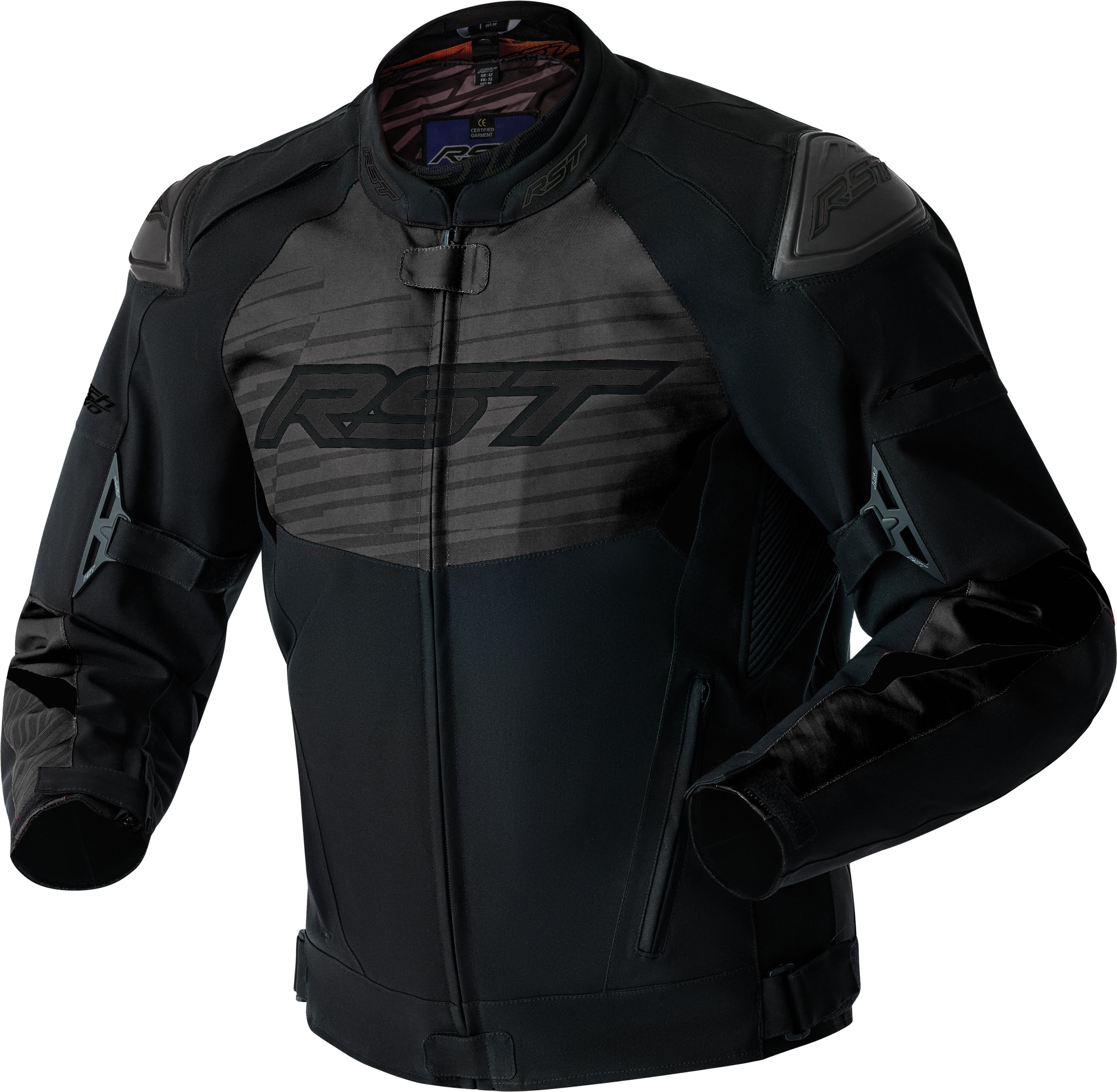 RST Tractech Evo D3o Jacket Black Textile 6x 556-3640056
