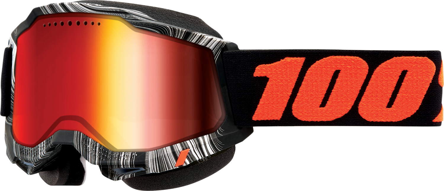 100% Accuri 2 Goggles - Geospace - Red Mirror 50022-00007