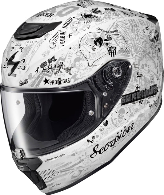 Exo-R330 Full Face Helmet Shake 2 White Md