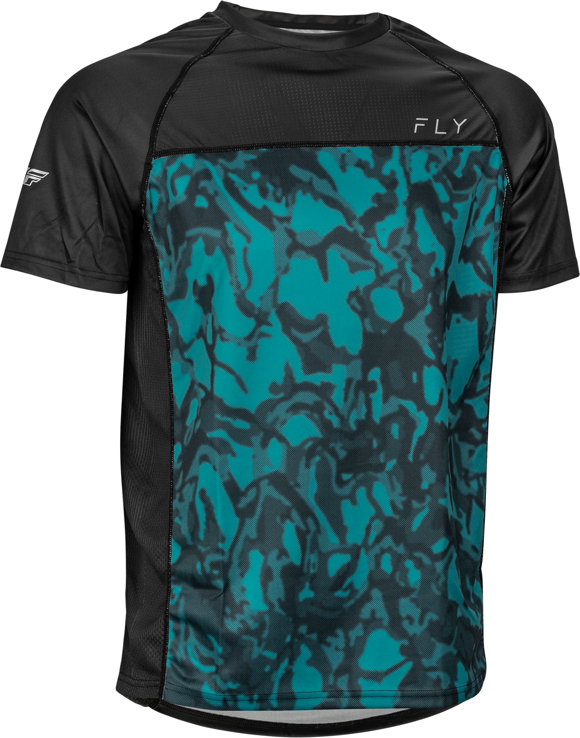 Fly Racing Super D Jersey Evergreen Camo/Black Lg 352-8141L