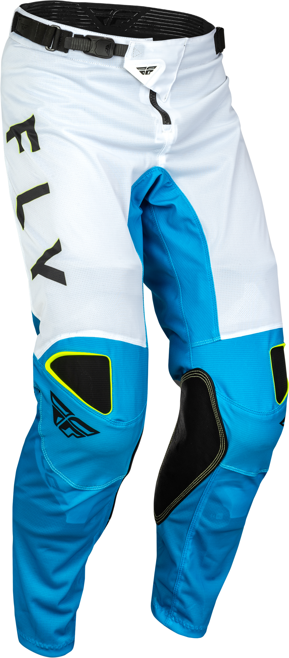Fly Racing Kinetic Mesh Kore Pants Blue/White/Hi-Vis Sz 28 377-32428