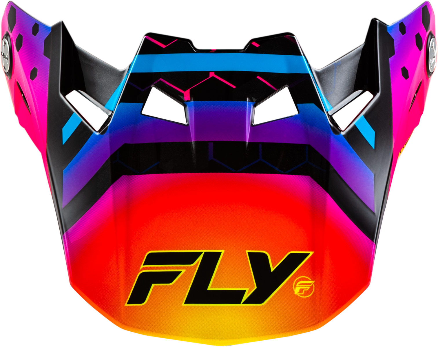 Fly Racing Formula Cc Tektonic Visor Black/Sunset Yl/Sm 73-4340