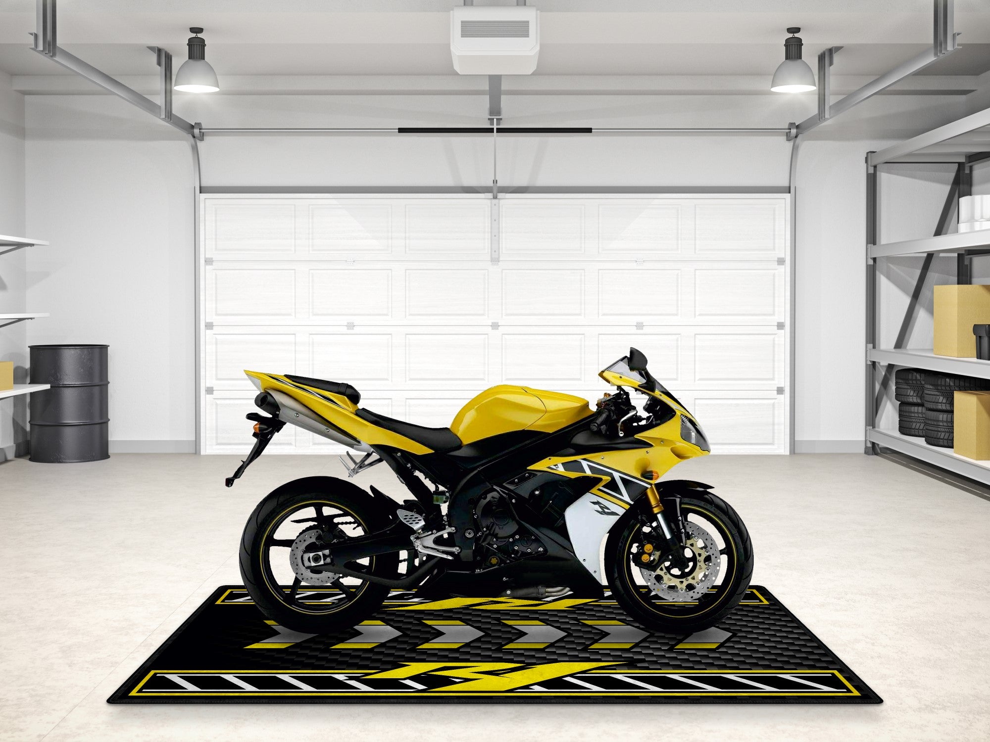 MPM Motorcycle Mat for Yamaha R1 - 50th Anniversary Edition - MM7472
