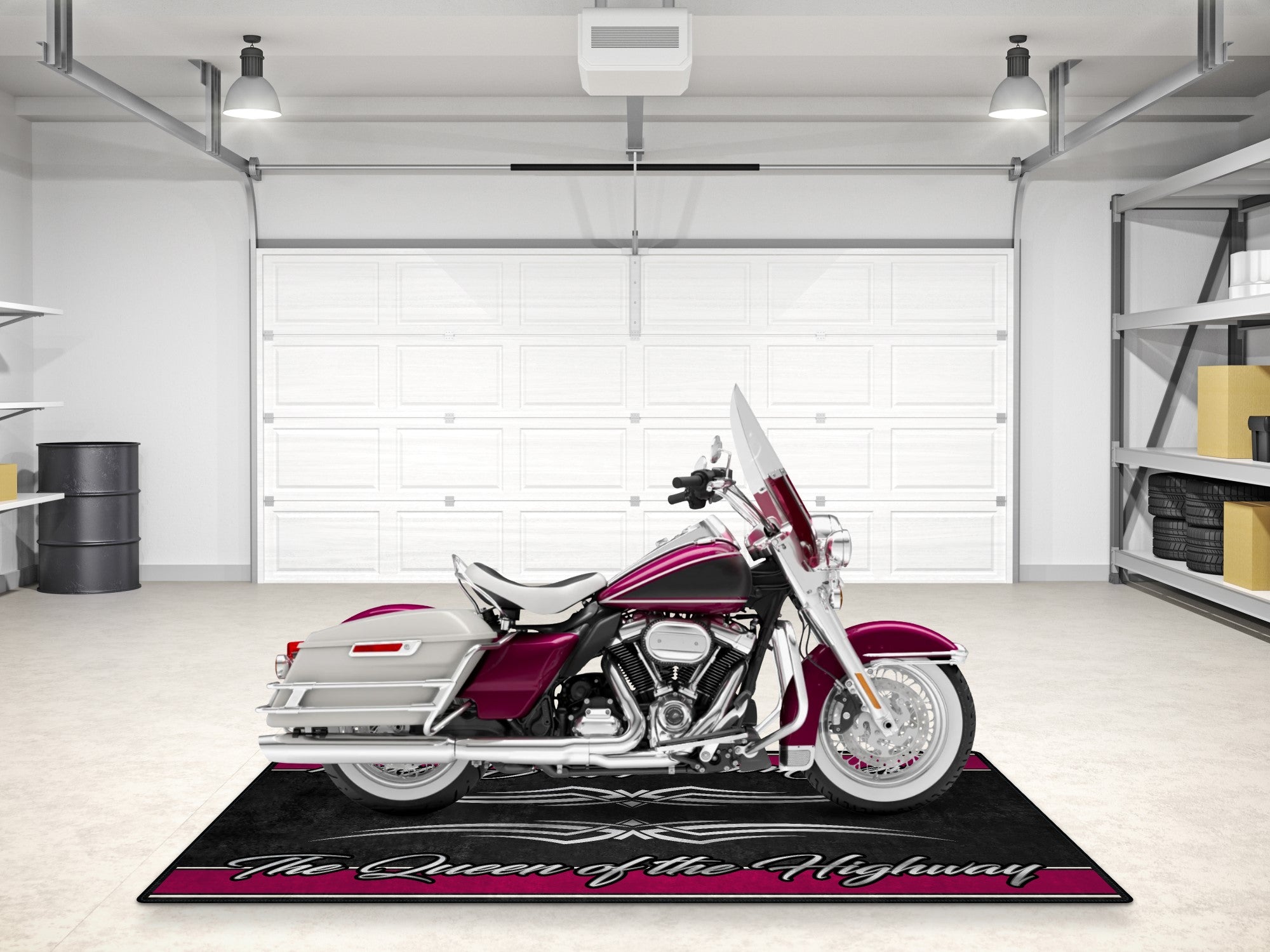 MPM Motorcycle Mat for Touring Motorcycle "The Queen of the Highway" - MM7299