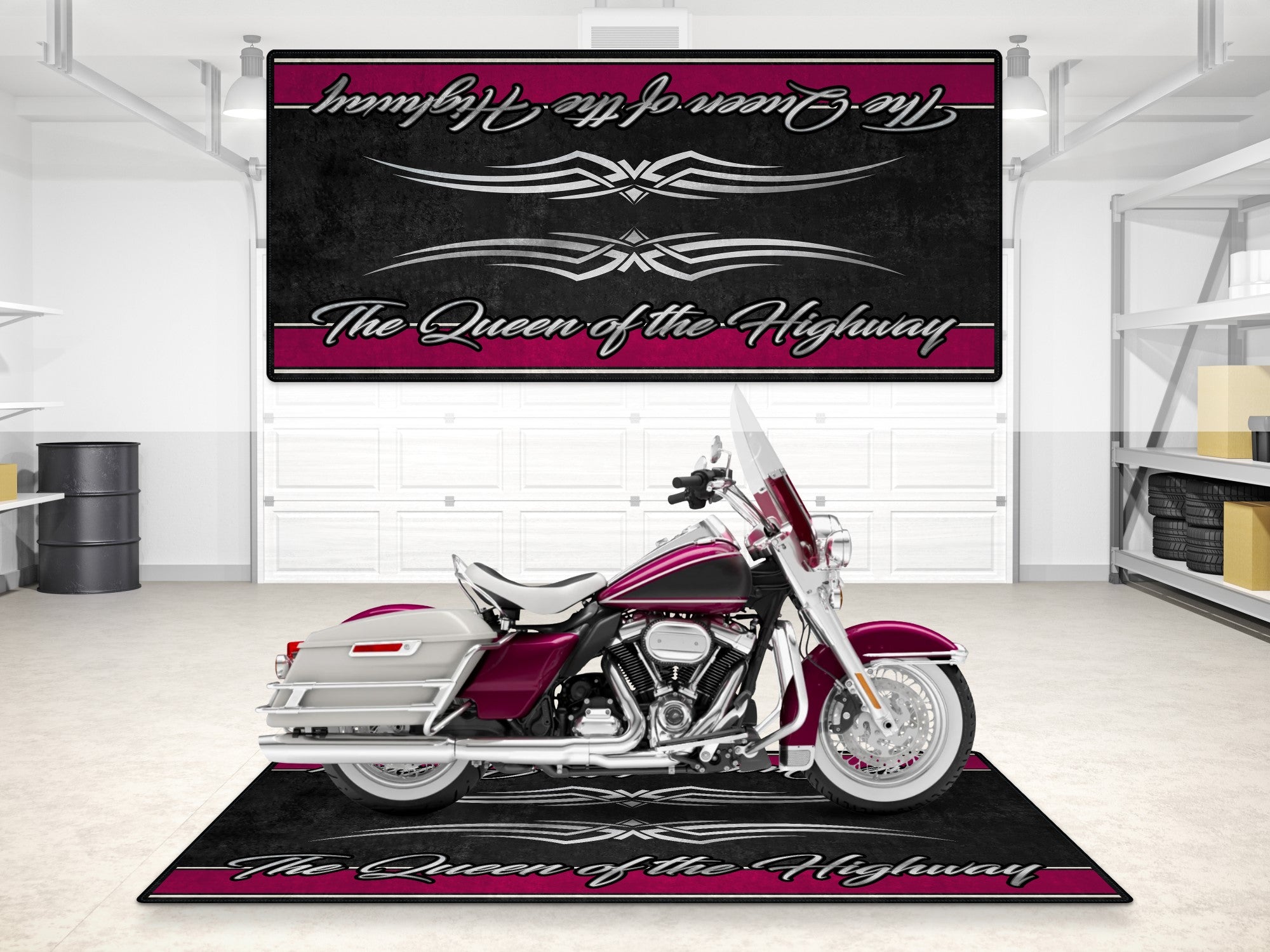 MPM Motorcycle Mat for Touring Motorcycle "The Queen of the Highway" - MM7299
