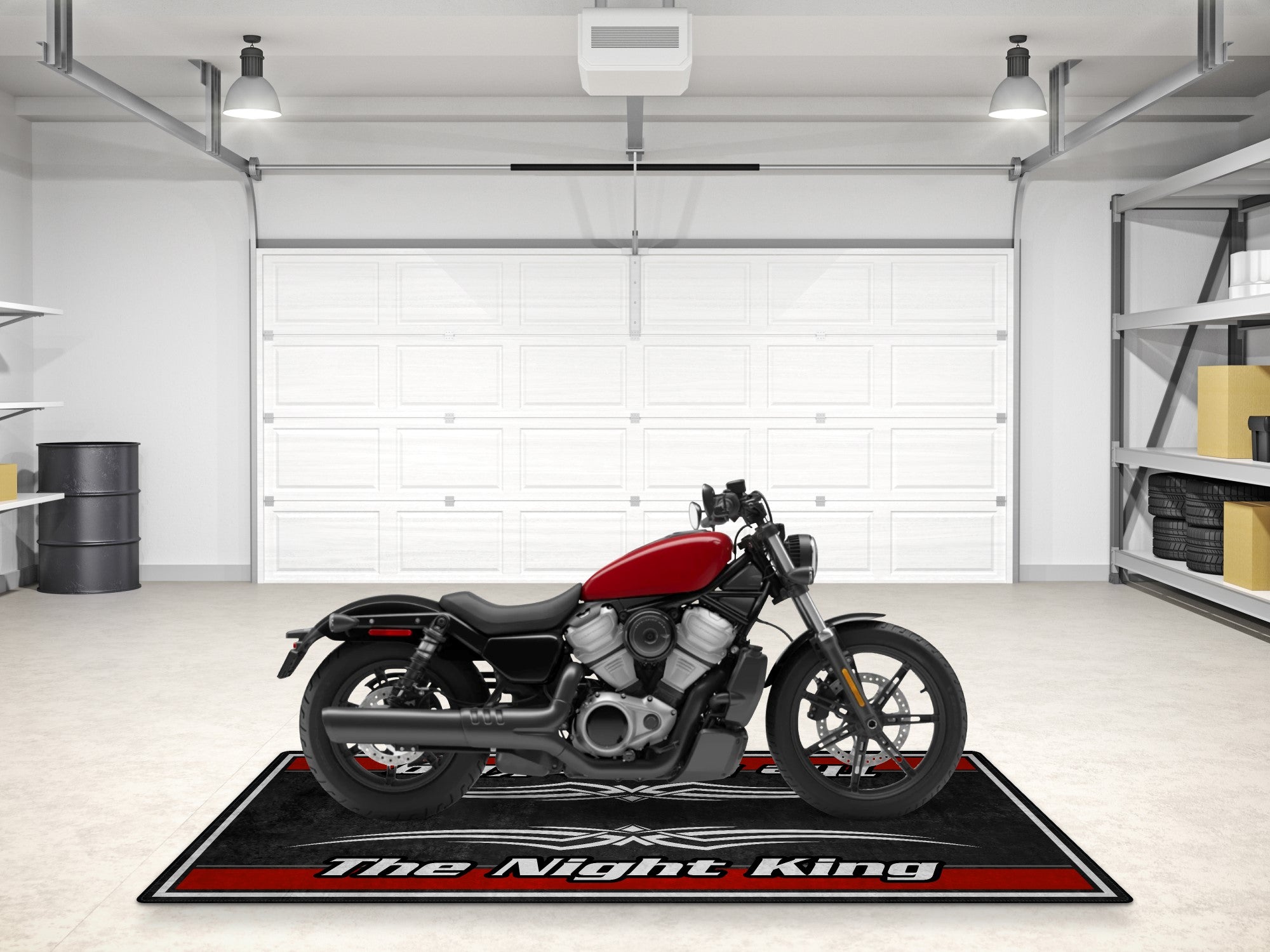 MPM Motorcycle Mat for Cruiser Motorcycle "The Night King" - MM7300