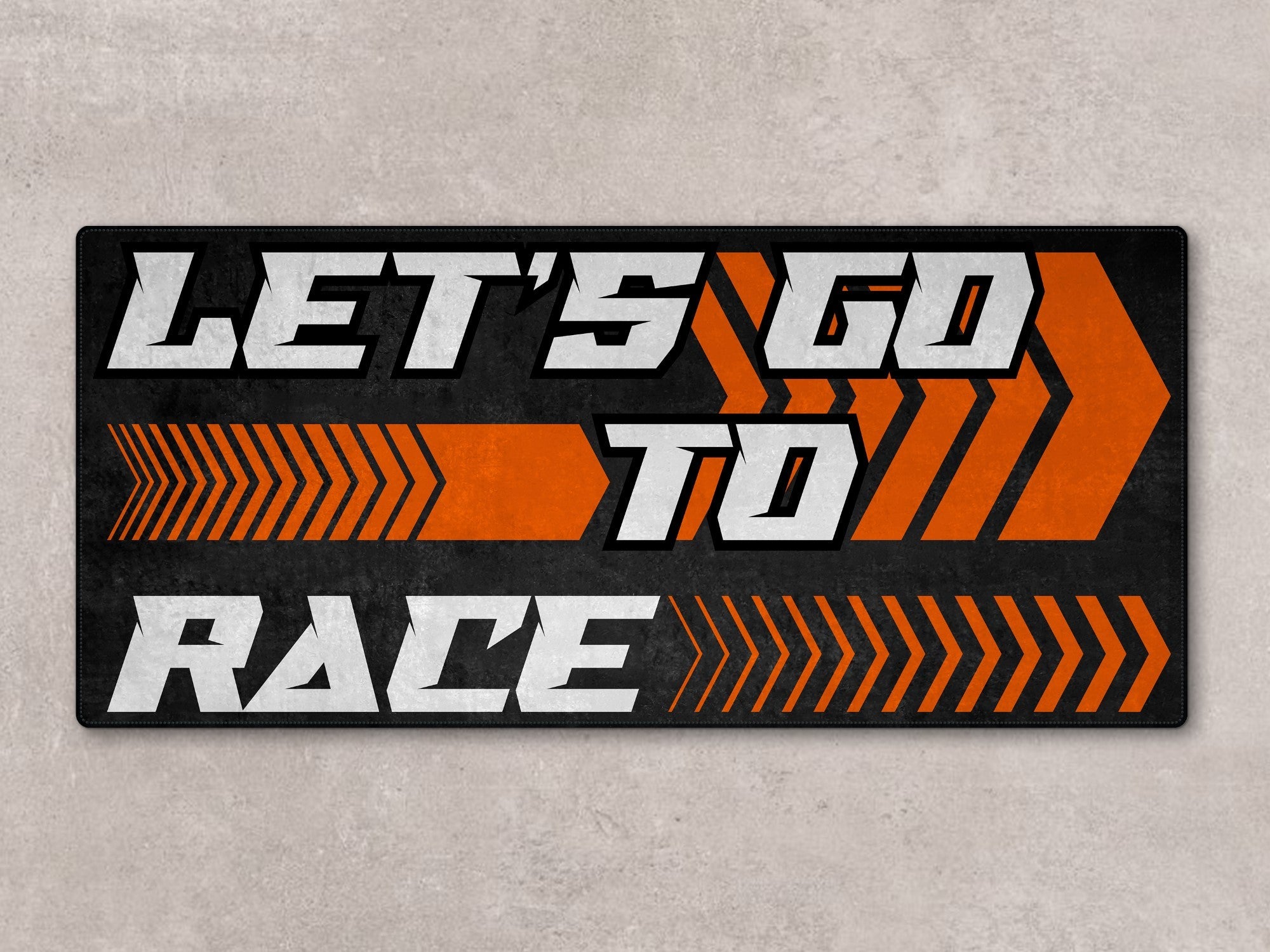 MPM Motorcycle Mat for KTM Motorcycle (Let's Go To Race) - MM7212