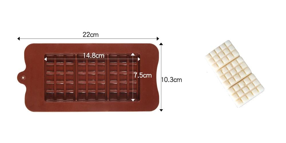 Digit Silicone Chocolate Mold Non-Stick Cake Mould Jelly Candy 3D Molds Kitchen Accessories Reusable Baking Tools Silicone Letter Mold And Number Candy Molds