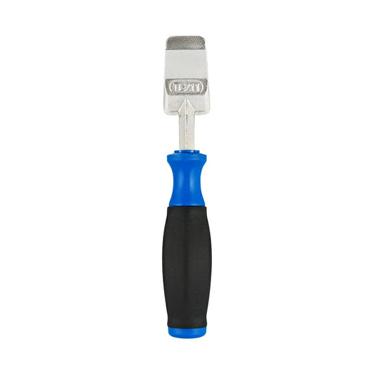 Disc Brake Piston Press Tool with Thin Wide Wedge Blade