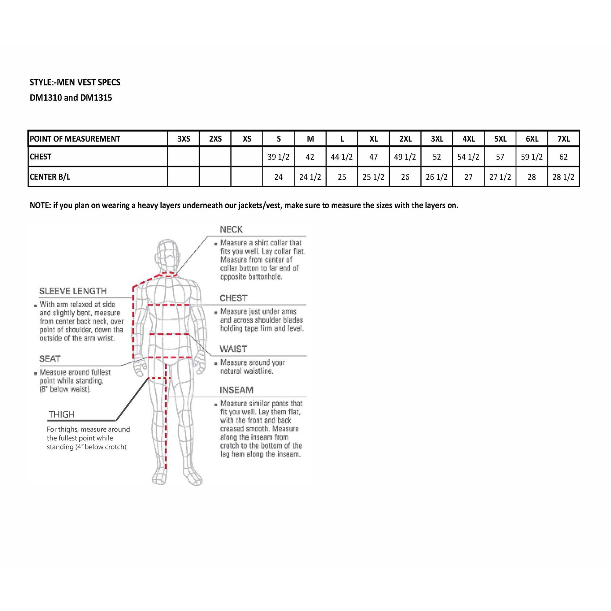 DM1310 Men's Blue Denim Classic Snap Front Biker Vest
