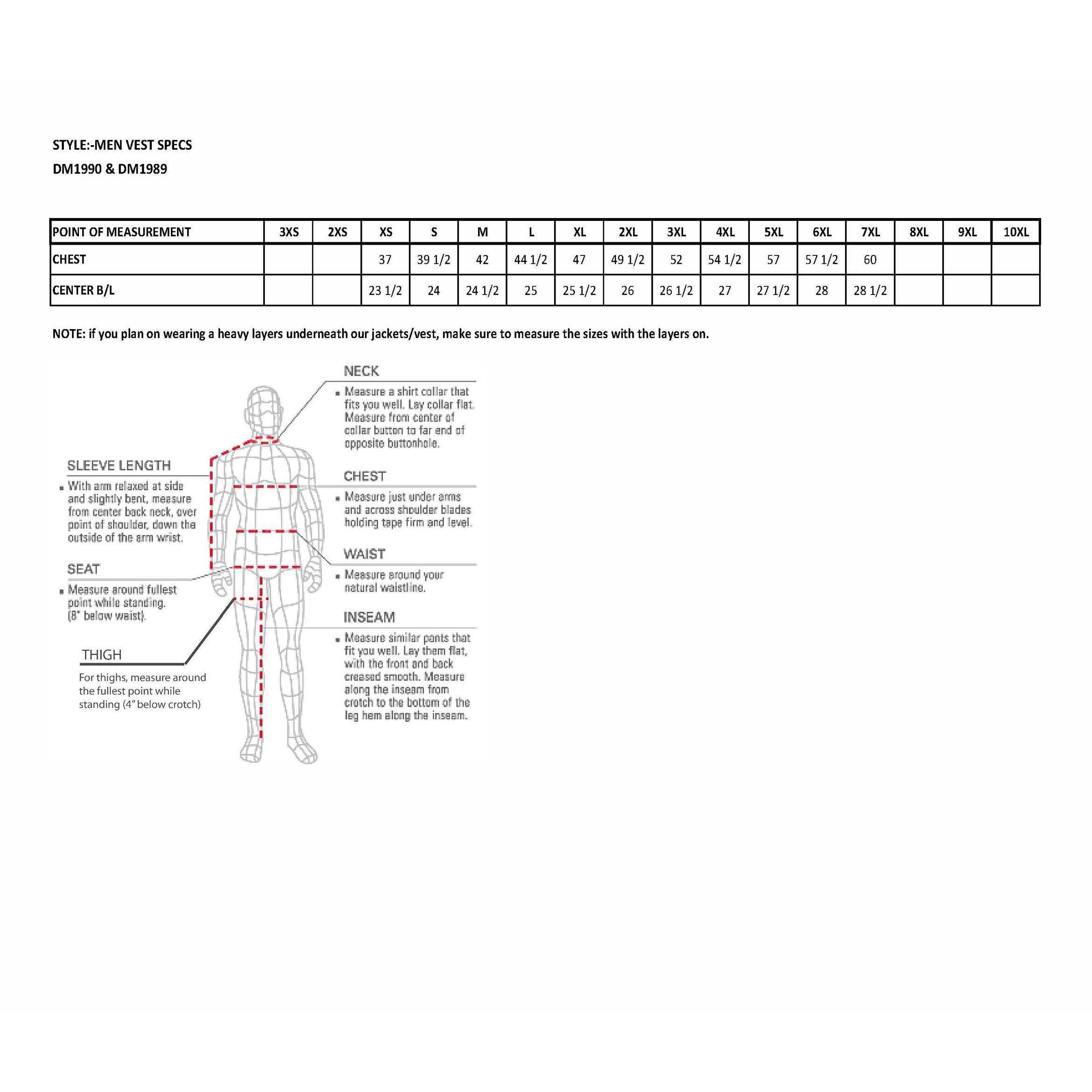 DM1990 Men's Black 10 Pocket Side Lace Denim Vest