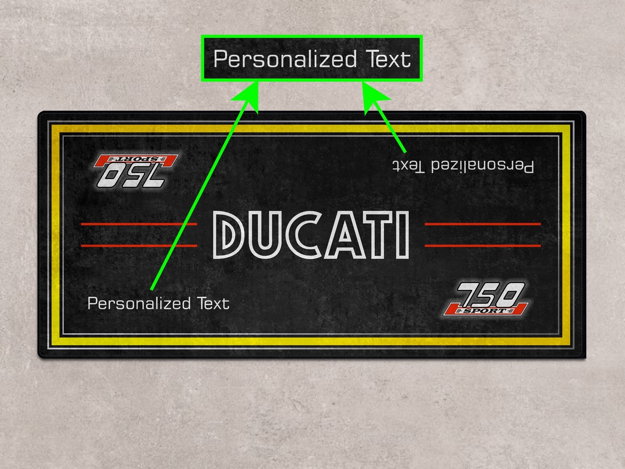 MPM Motorcycle Mat for Ducati Classic 750 Sport - MM7223