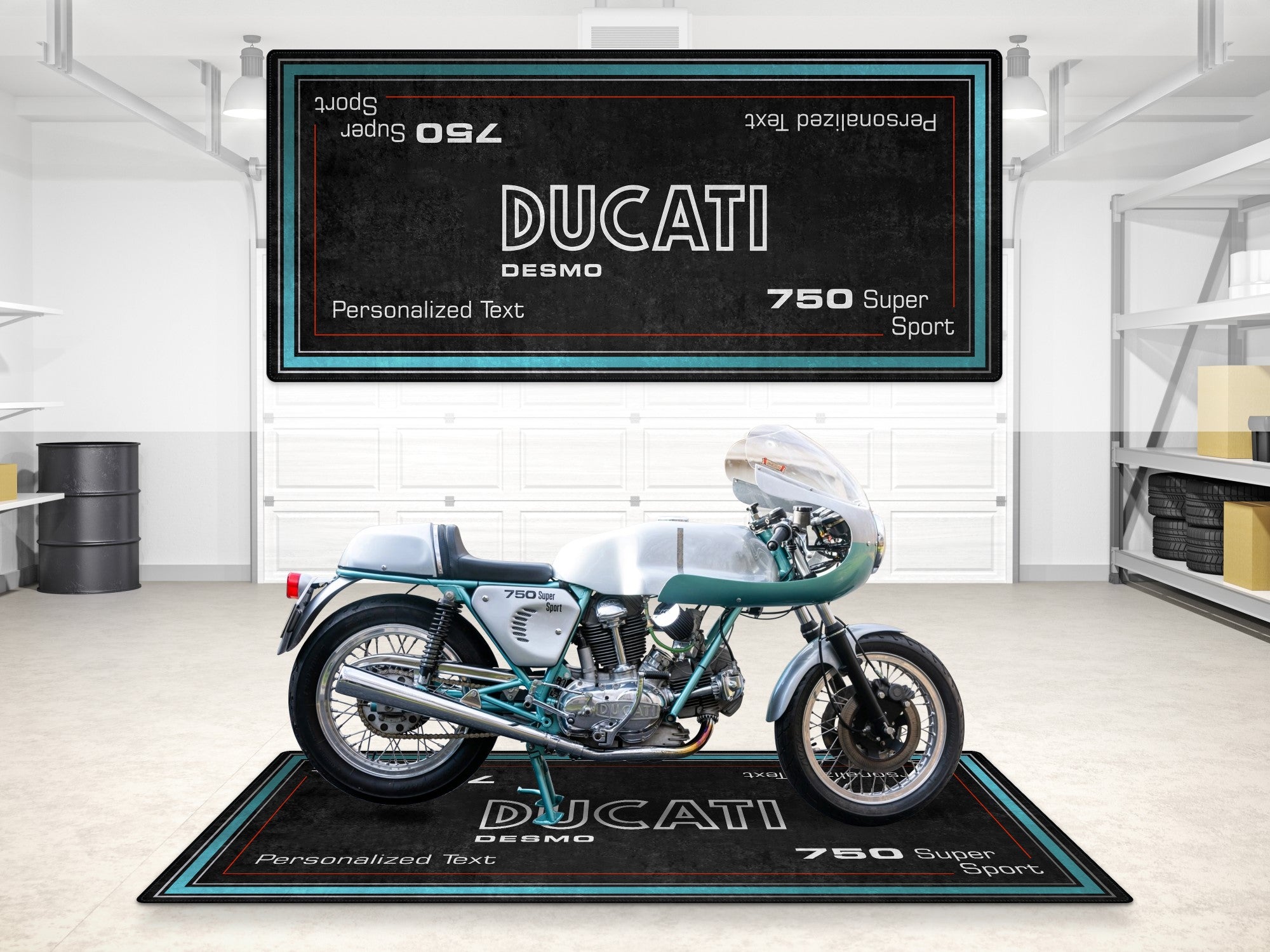 MPM Motorcycle Mat for Ducati Desmo 750 Super Sport - MM7222