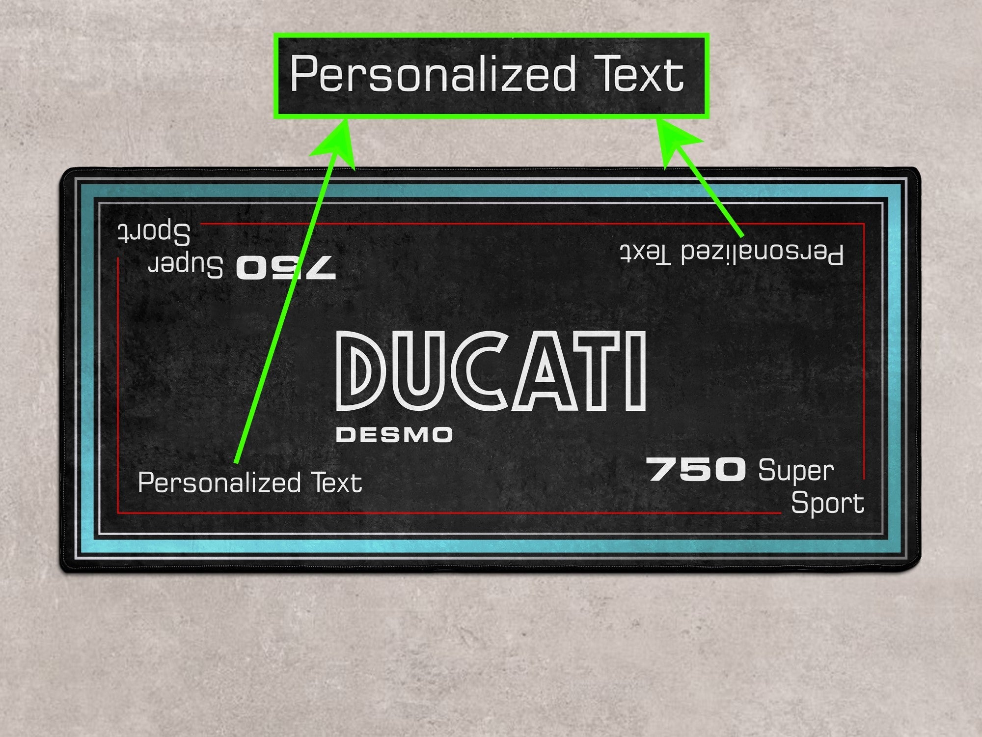 MPM Motorcycle Mat for Ducati Desmo 750 Super Sport - MM7222