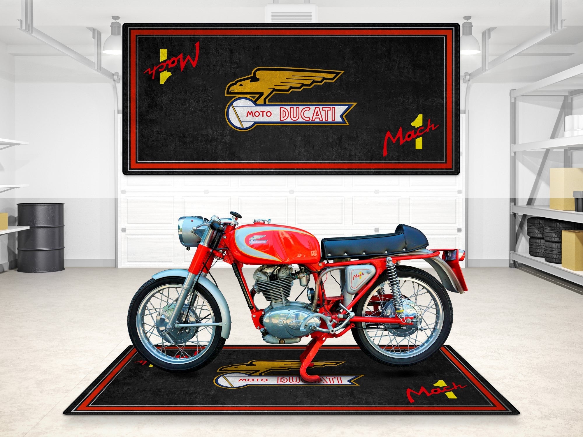 MPM Motorcycle Mat for Ducati Classic Moto Mach 1 - MM7225