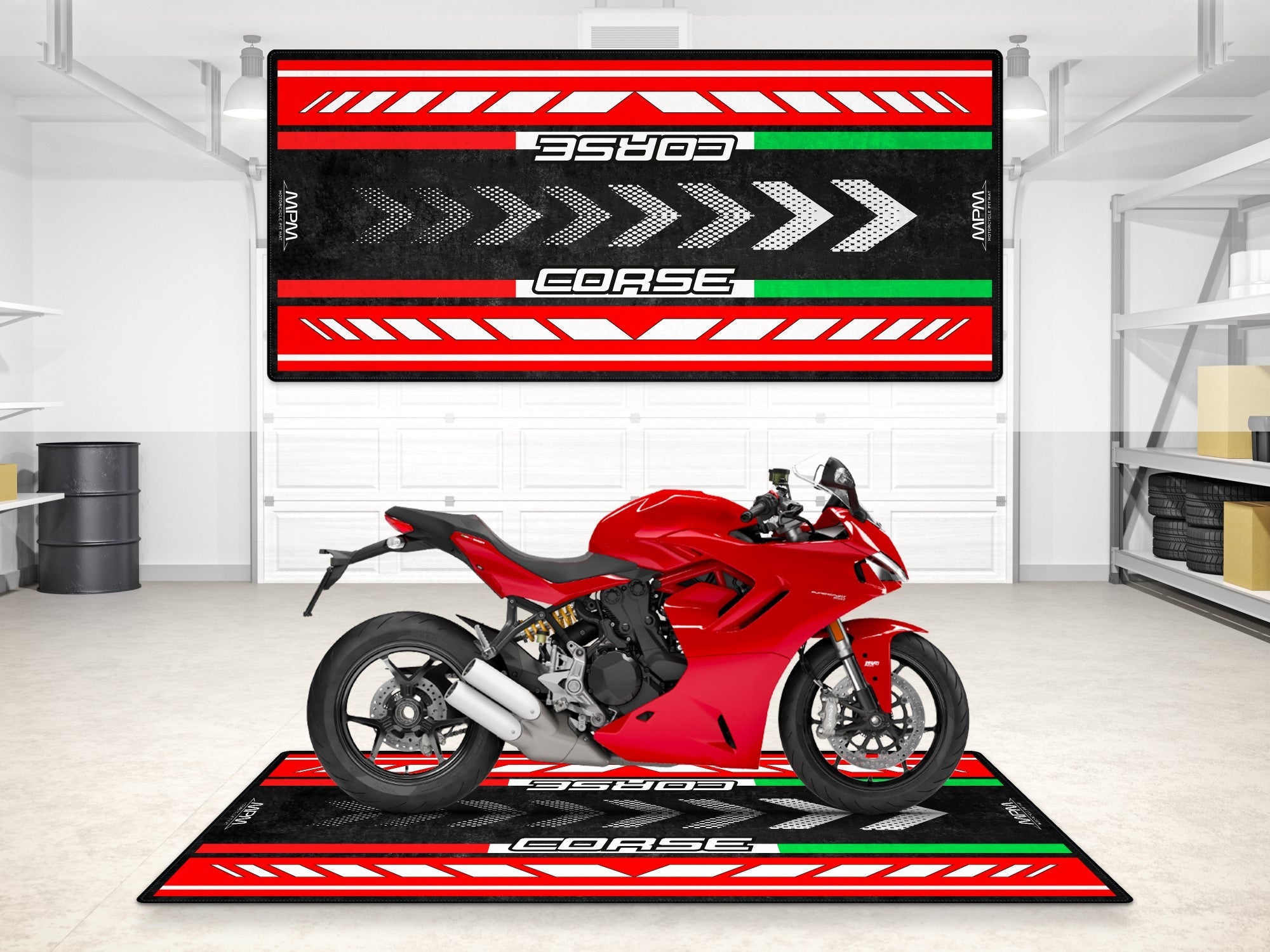 MPM Motorcycle Mat for Ducati Corse - MM7166
