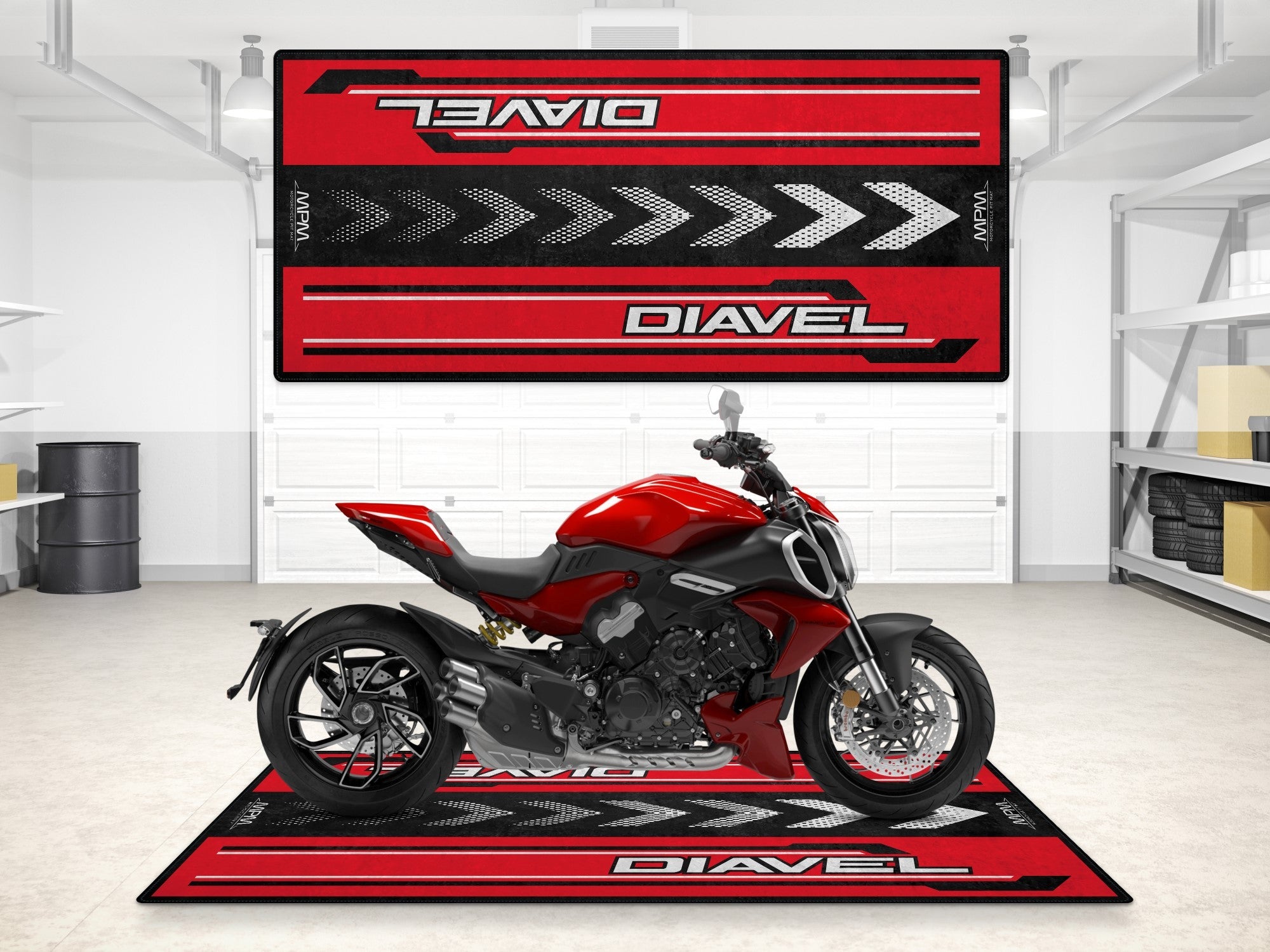 MPM Motorcycle Mat for Ducati DIAVEL - MM7169