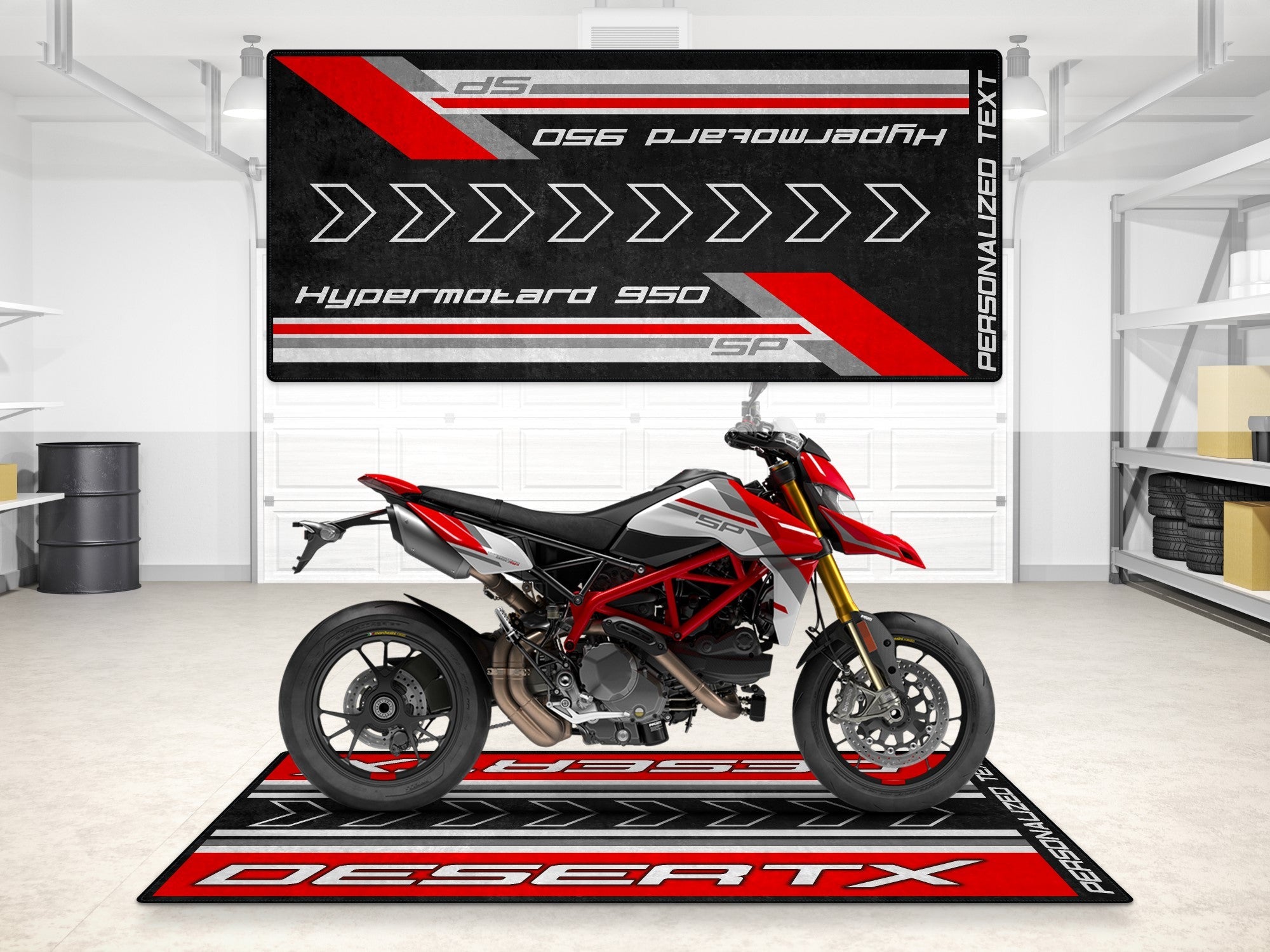 MPM Motorcycle Mat for Ducati Hypermotard 950 SP - MM7257