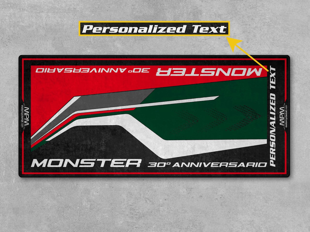 MPM Motorcycle Mat for Ducati Monster 30th Anniversario - MM4106