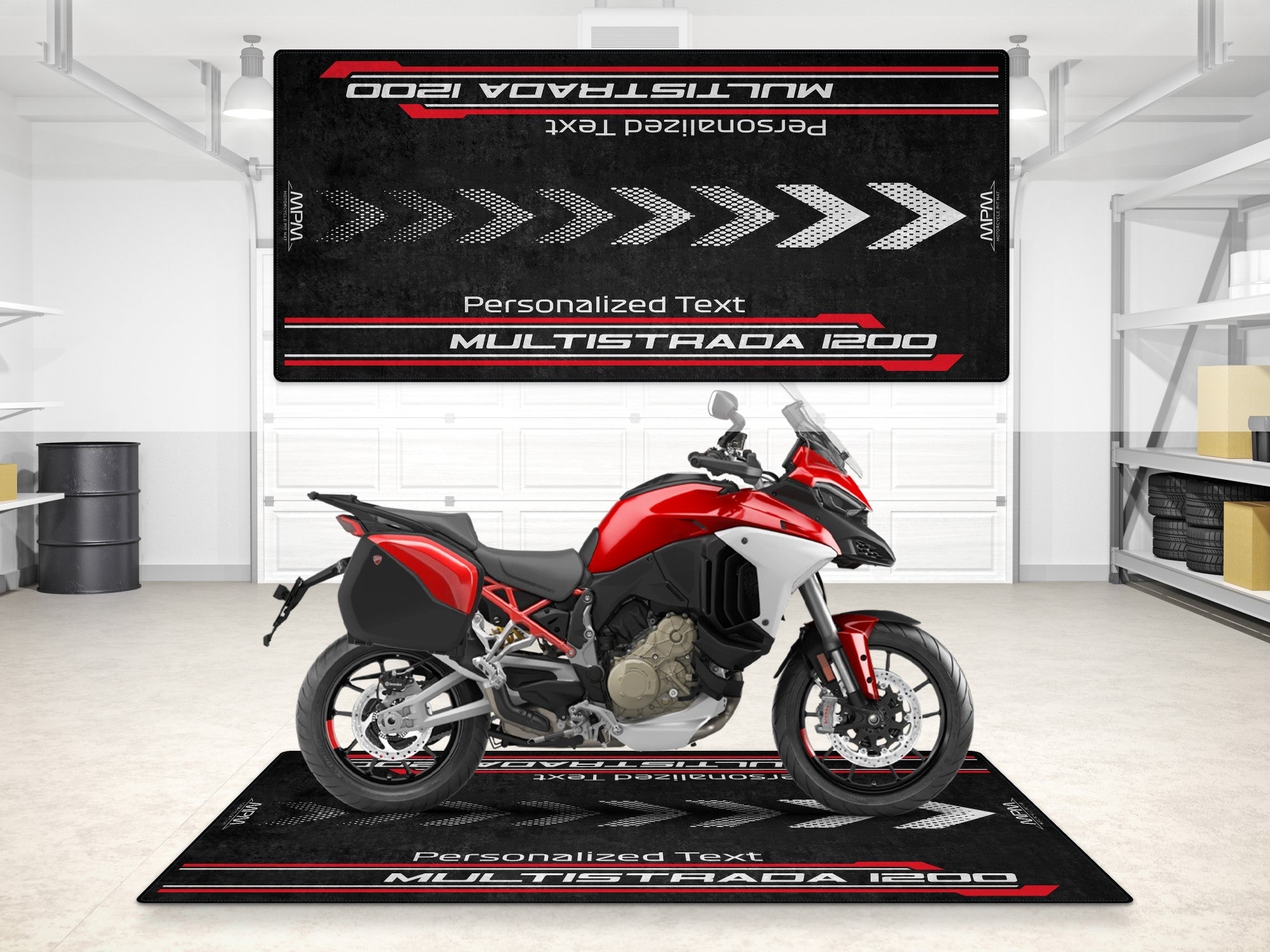 MPM Motorcycle Mat for Ducati Multistrada 1200 - MM7180