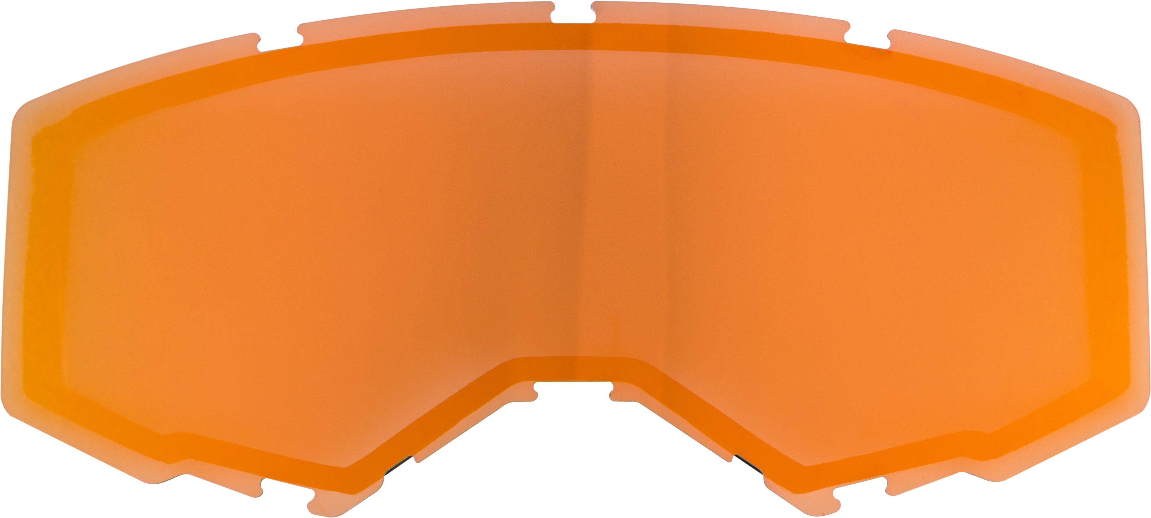 Fly Racing Dual Lens W/O Vents Adult Polarized Orange Mirror/Smoke 37-5448