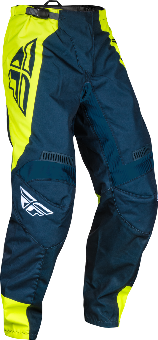 Fly Racing F-16 Pants Navy/Hi-Vis/White Sz 28 377-93228
