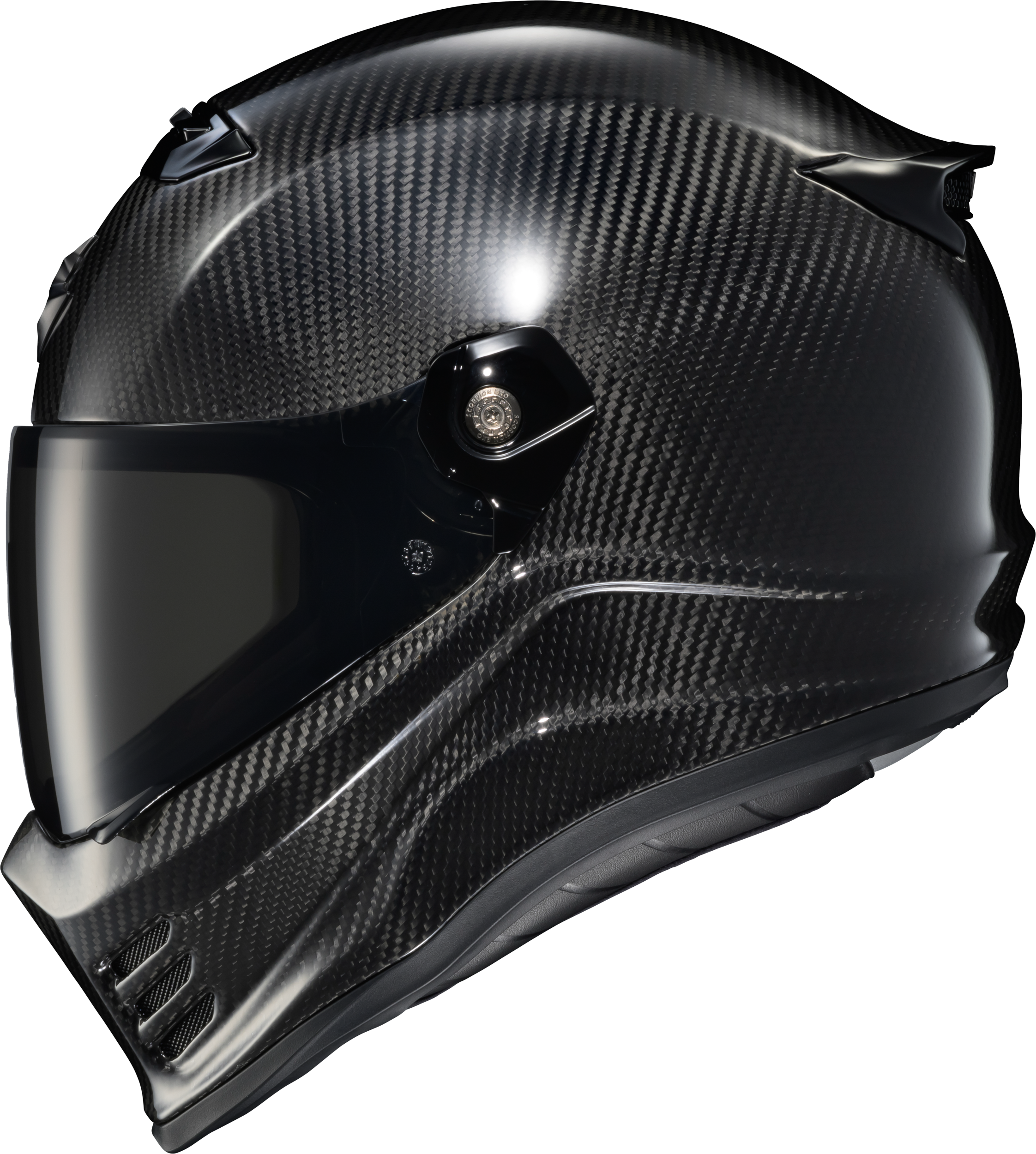 Covert Fx Carbon Full Face Helmet Gloss Black Lg