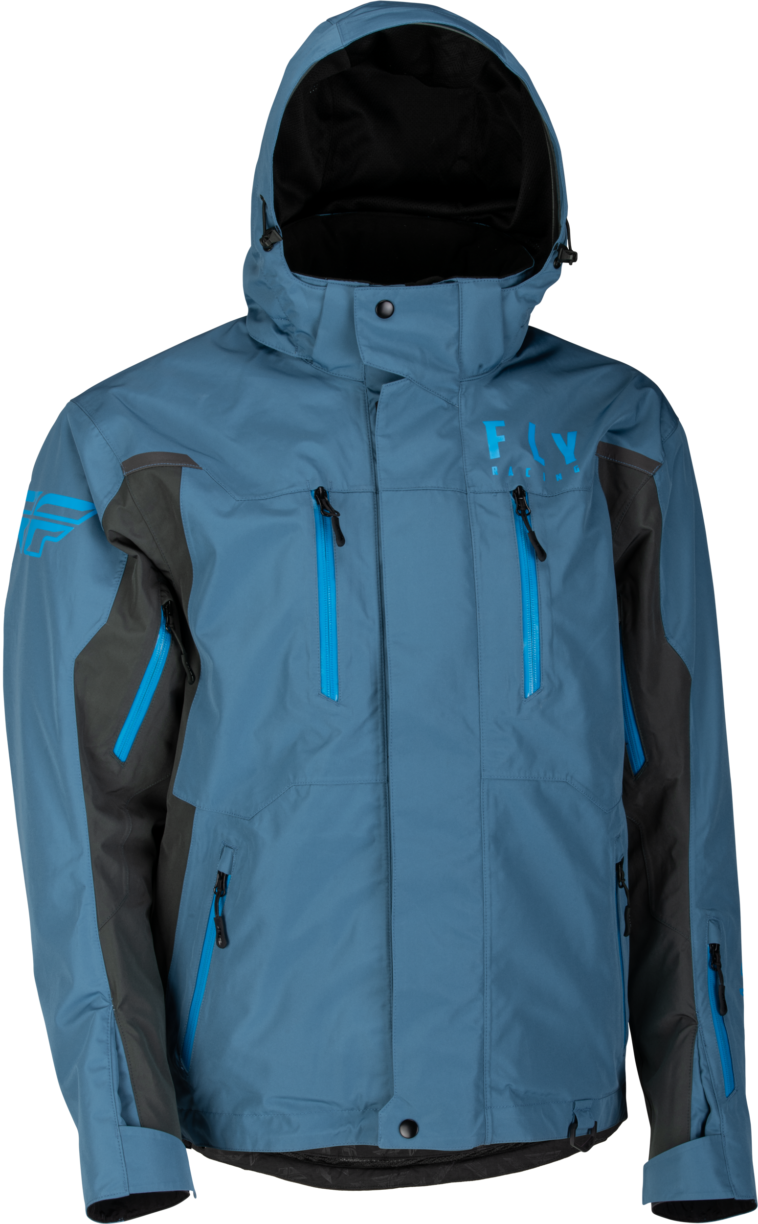 Fly Racing Incline Jacket Blue/Grey Lg 470-4104L