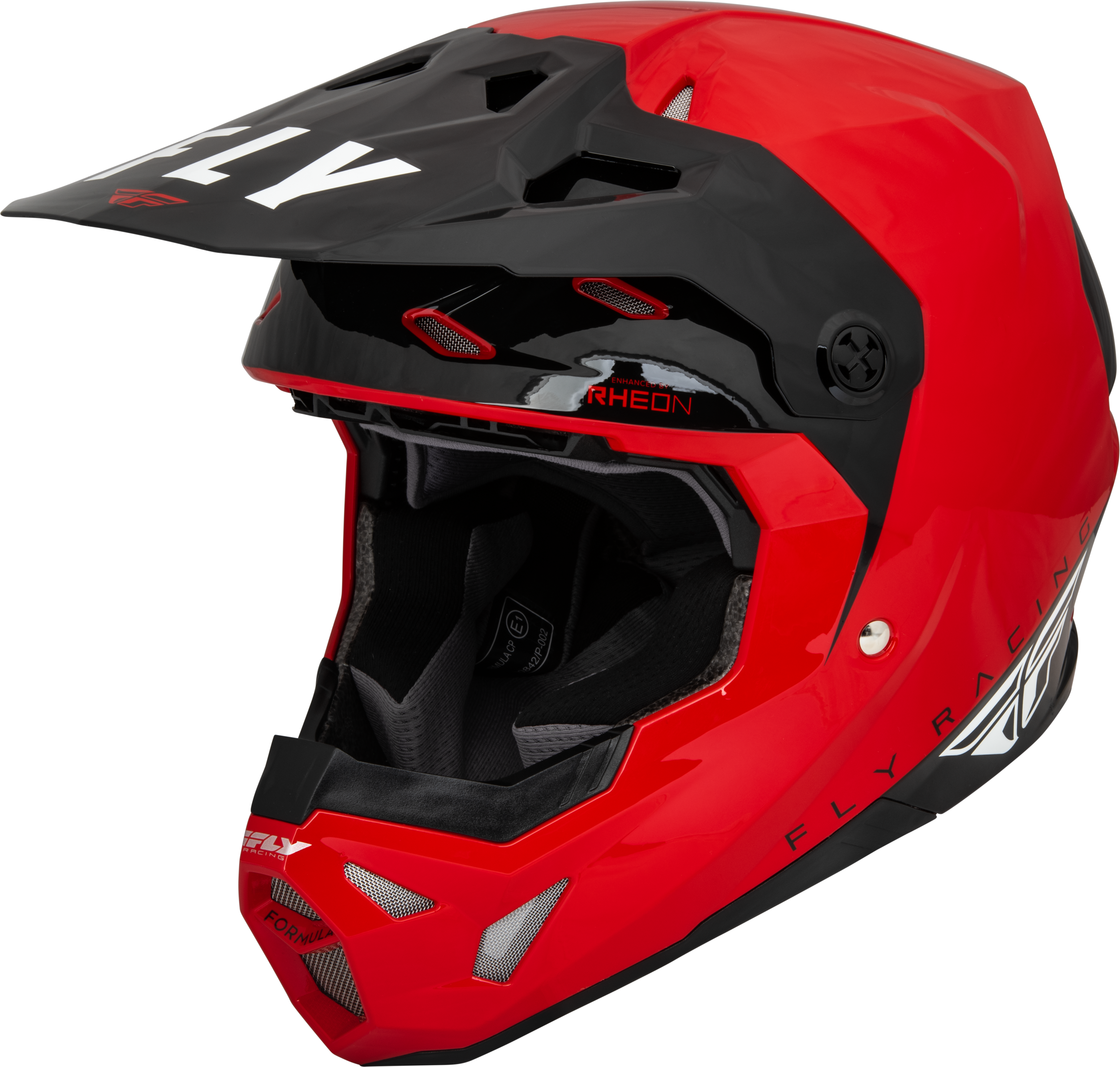 Fly Racing Formula Cp Slant Helmet Red/Black/White 2x 73-00332X