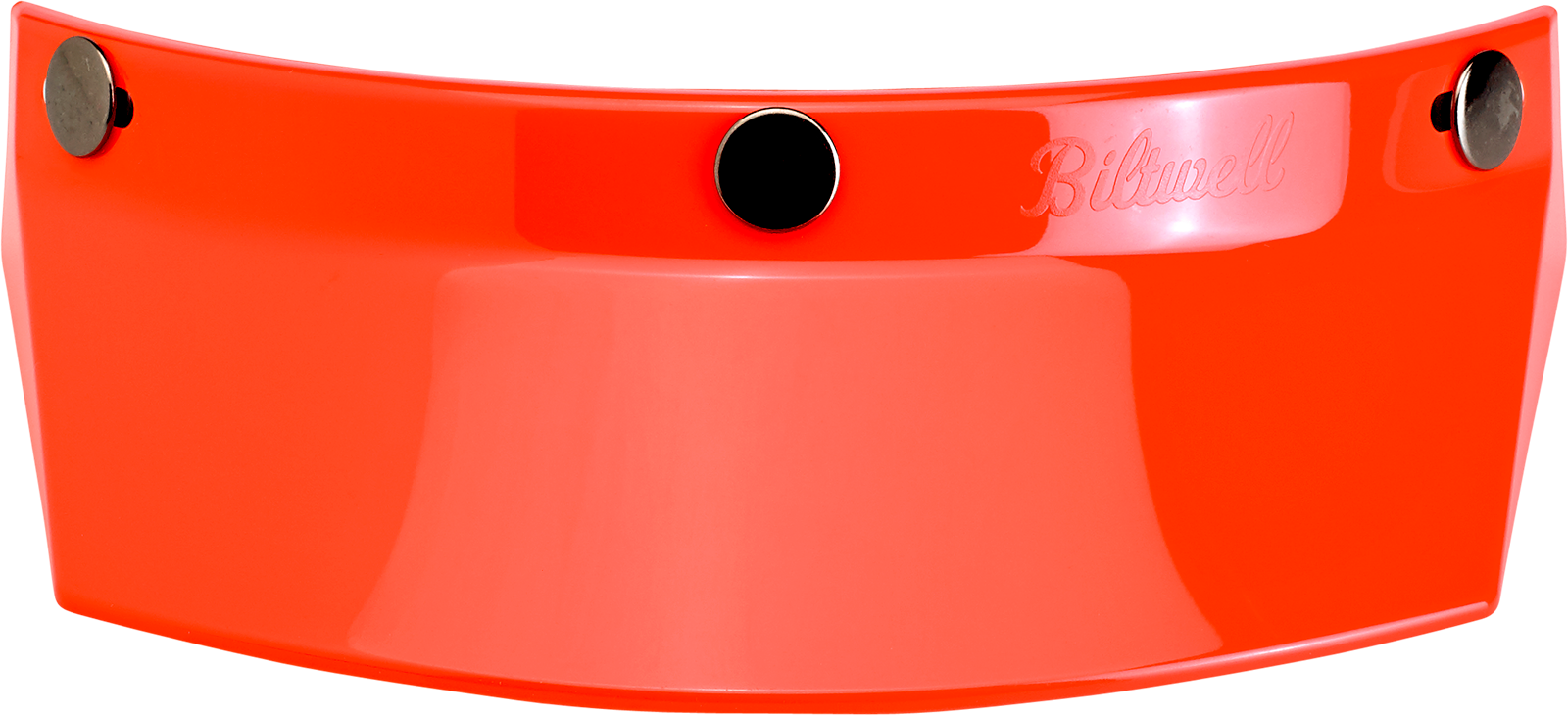 BILTWELL Moto 3-Snap Visor - Orange 2002-565