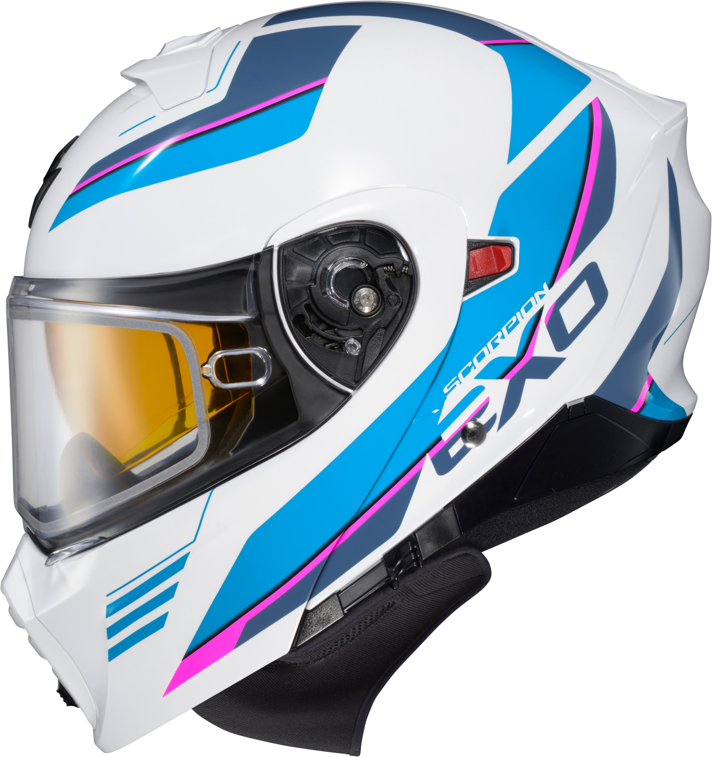 Exo-Gt930 Cold Weather Helmet Modulus Wht/Blu 2x (Dual Pane)
