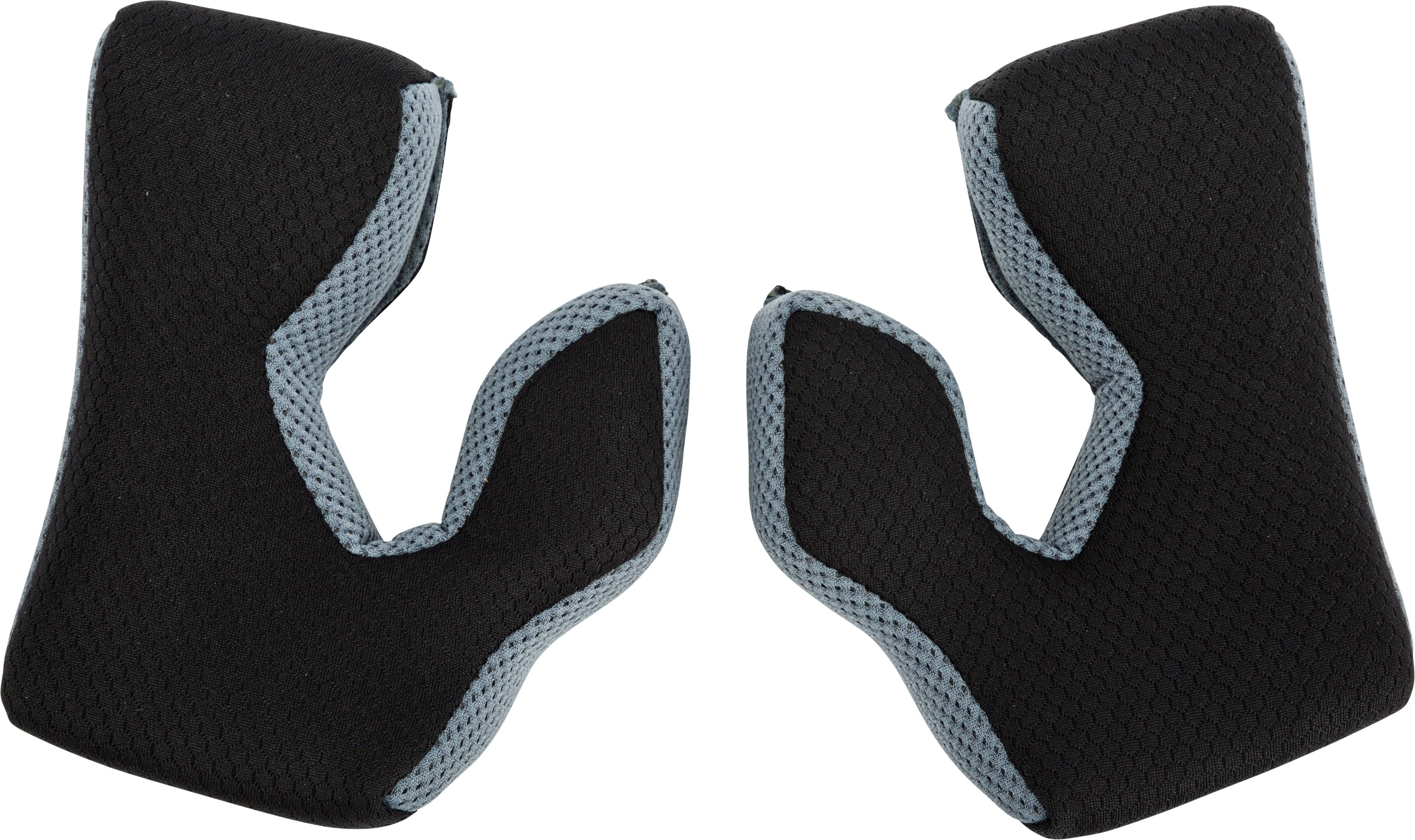 Fly Racing Formula Cheek Pad Black/Cool Grey Lg 35mm 73-47221L