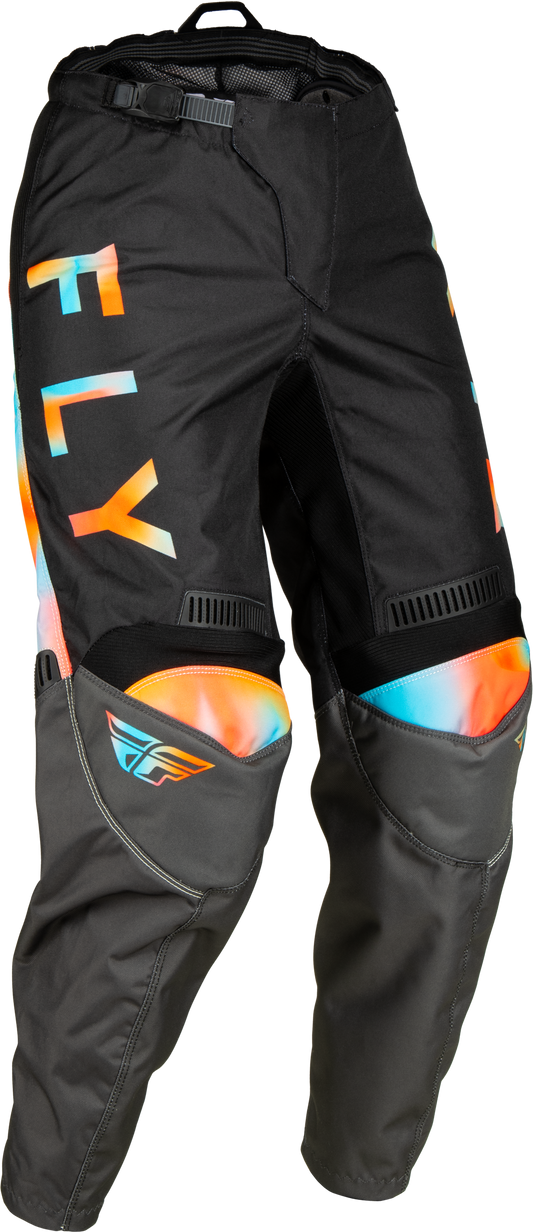 Fly Racing Women'S F-16 Pants Grey/Pink/Blue Sz 0/02 376-83104