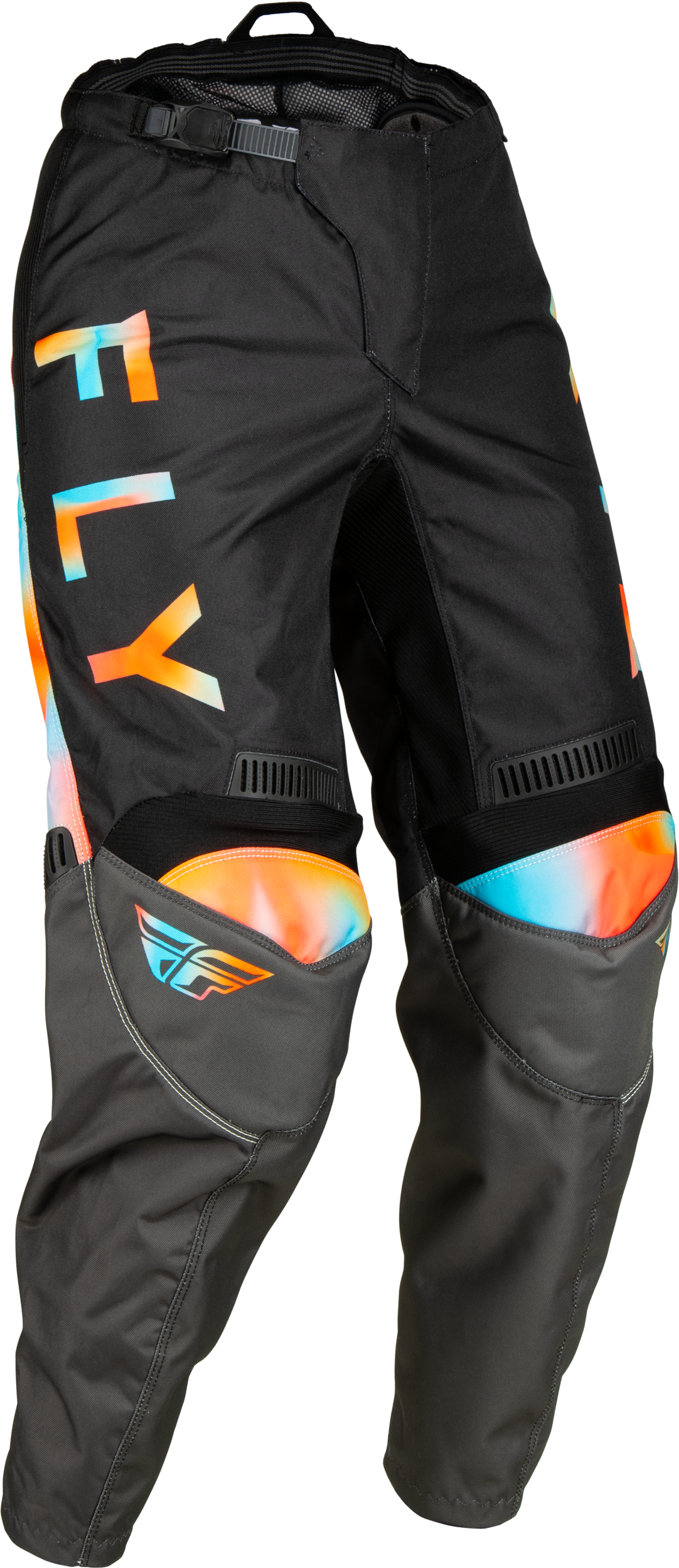 Fly Racing Women'S F-16 Pants Grey/Pink/Blue Sz 15/16 376-83111
