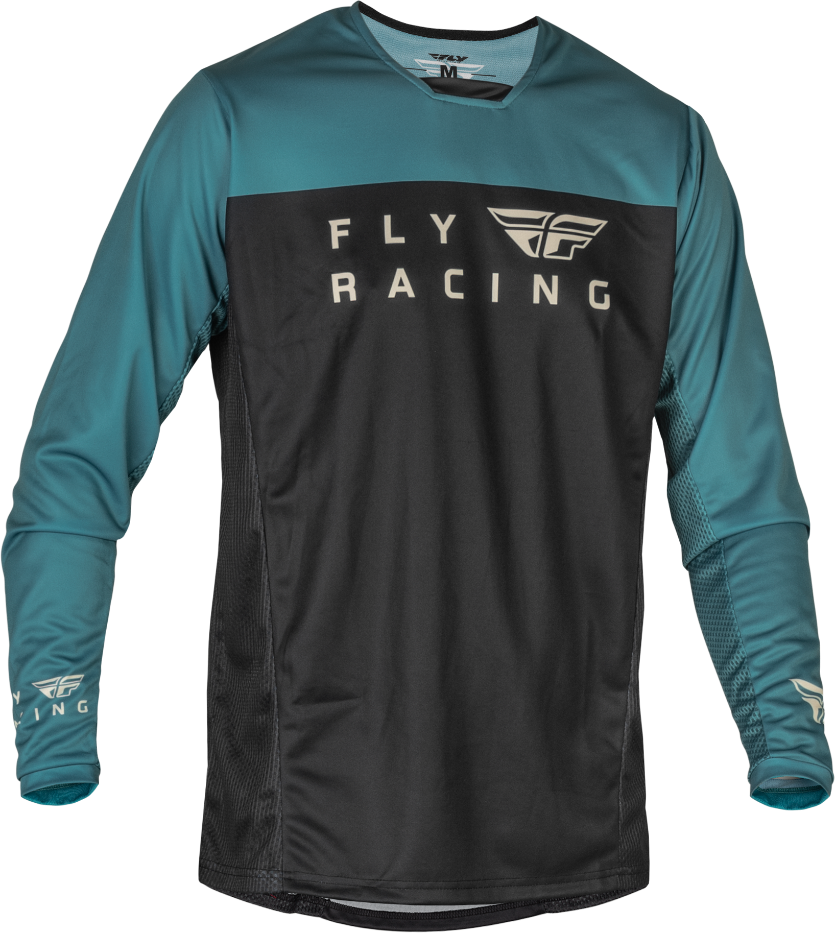 Fly Racing Radium Jersey Black/Evergreen/Sand Md 376-051M