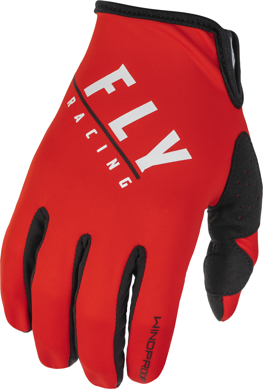 Fly Racing Windproof Gloves Black/Red Sz 10 371-14310