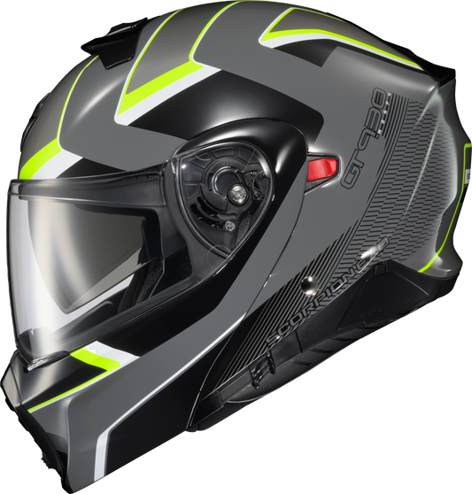 Exo-Gt930 Transformer Helmet Morph Grey/Hi-Viz Xl