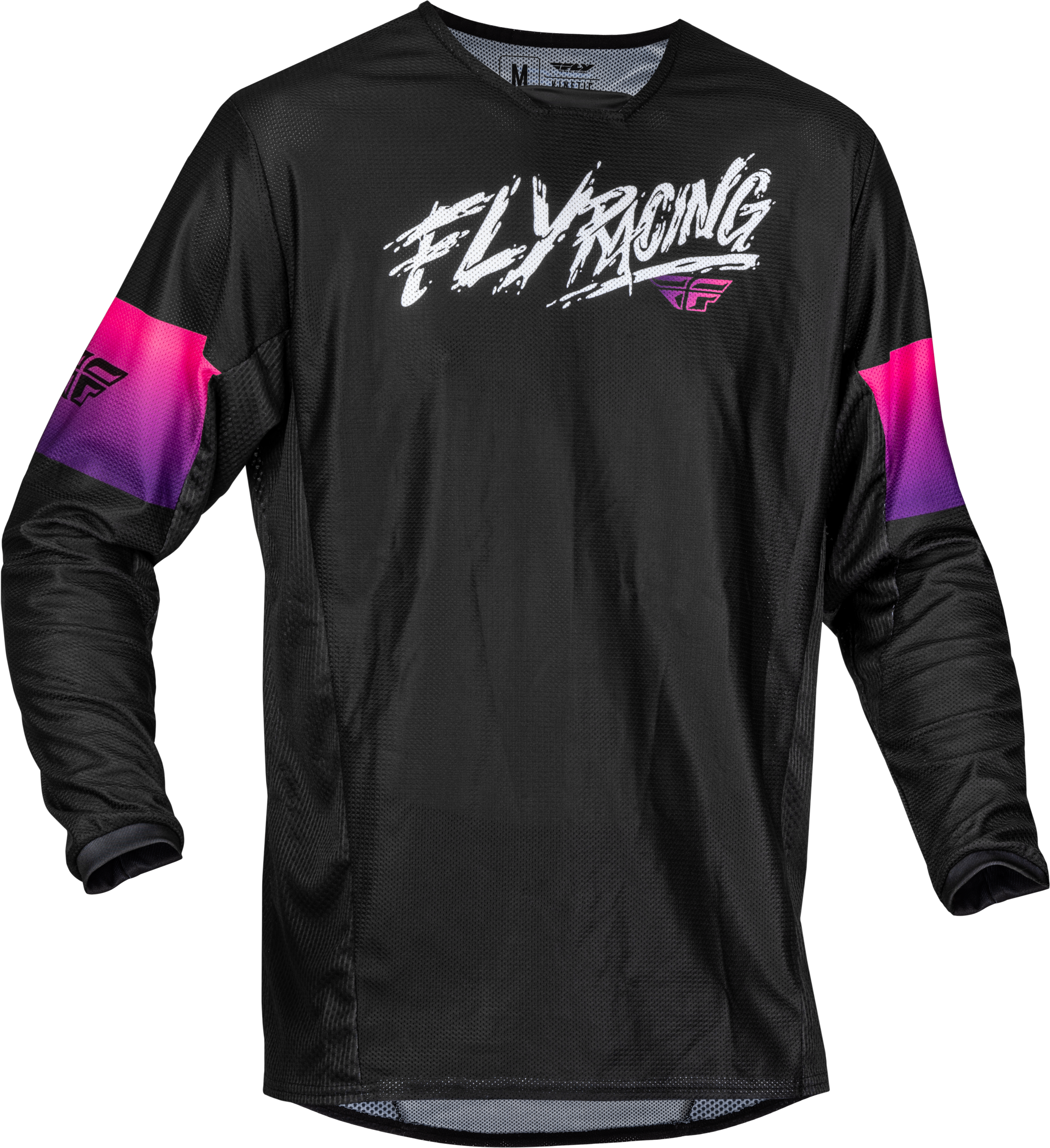 Fly Racing Yth Kinetic Mesh Khaos Jersey Black/Purple/Pink Ym 377-330YM