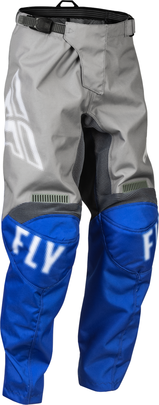 Fly Racing Youth F-16 Pants Grey/Blue Sz 22 376-23322