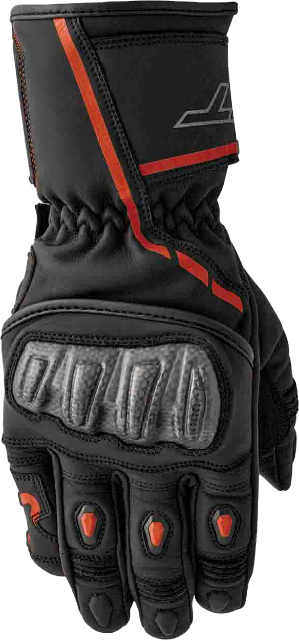 RST S1 Glove Blk/Red Leather Lg 556-3650110