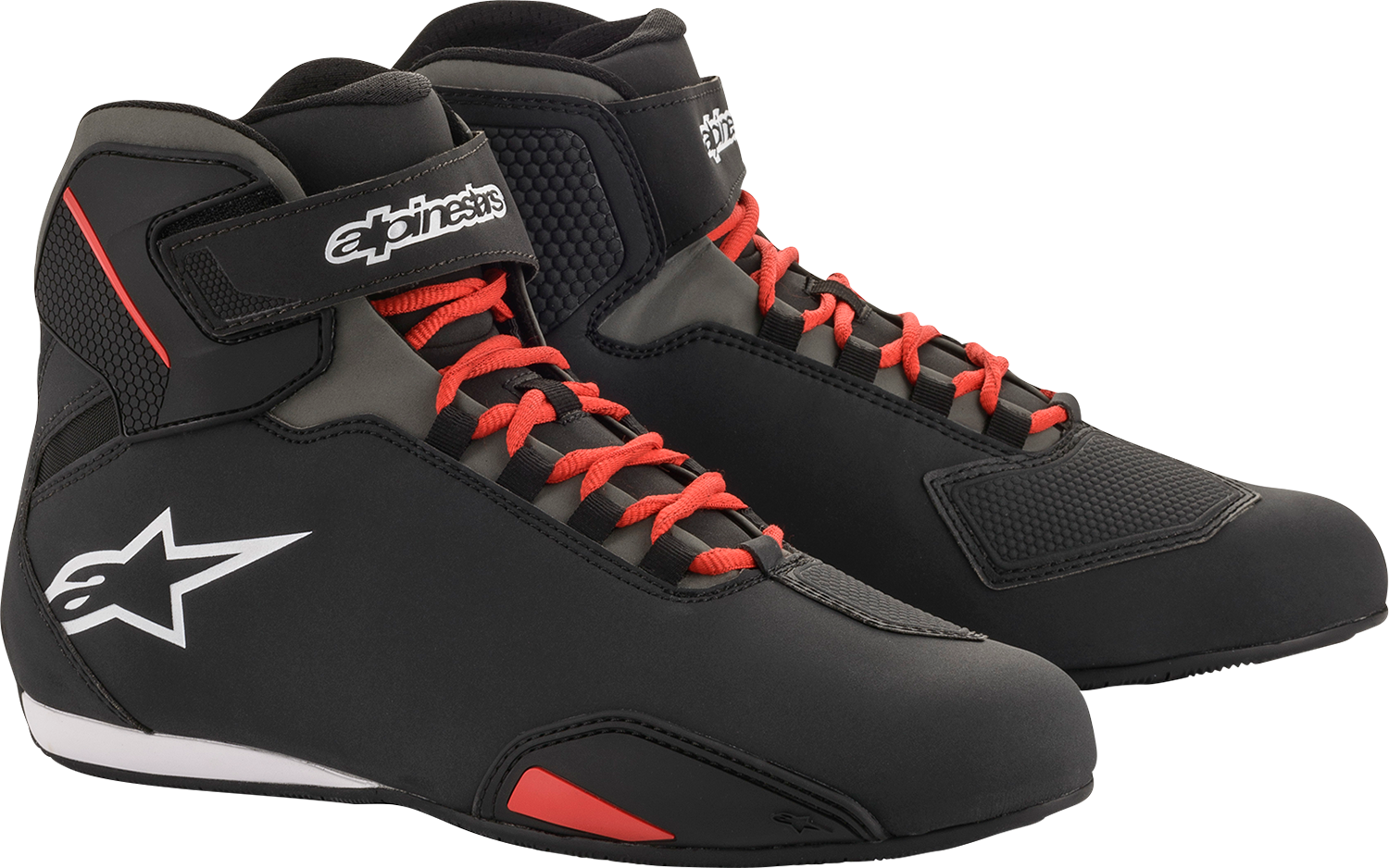 ALPINESTARS Sektor Shoes - Black/Red - US 6.5 2515518-13-6.5