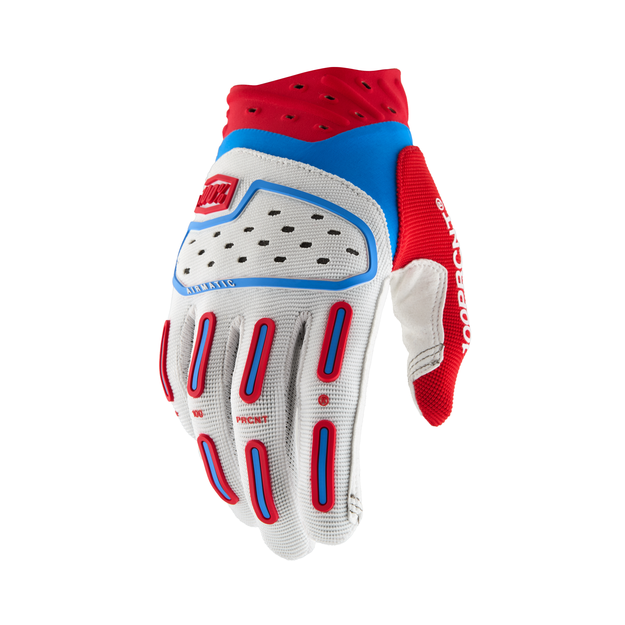 Airmatic 2 Gloves Red/White/Blue Lg
