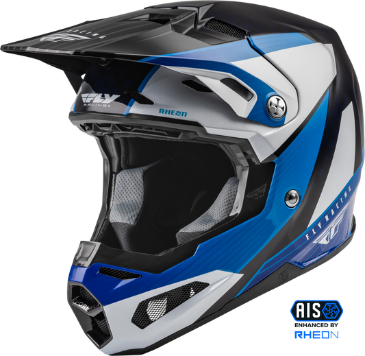Fly Racing Formula Carbon Prime Helmet Blue/White/Blue Carbon Xs 73-4430XS