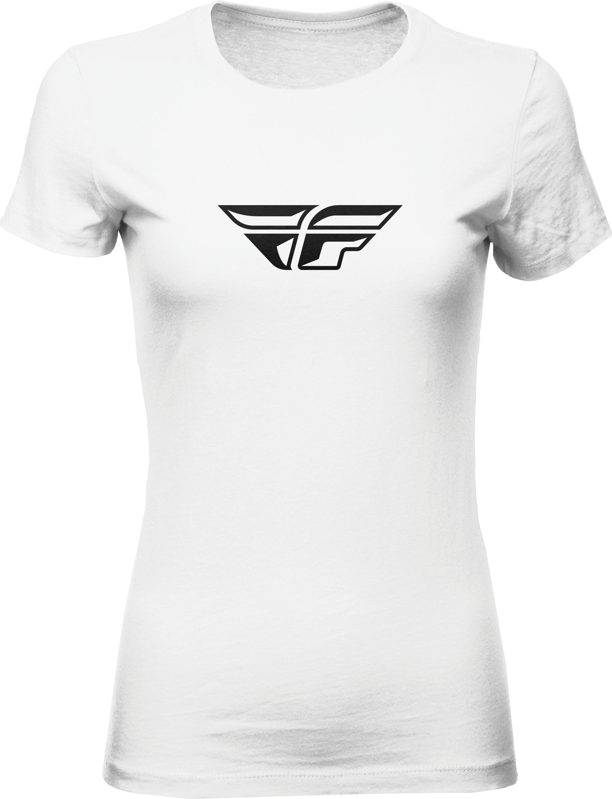 Fly Racing Women'S Fly F-Wing Tee White Lg 356-0481L