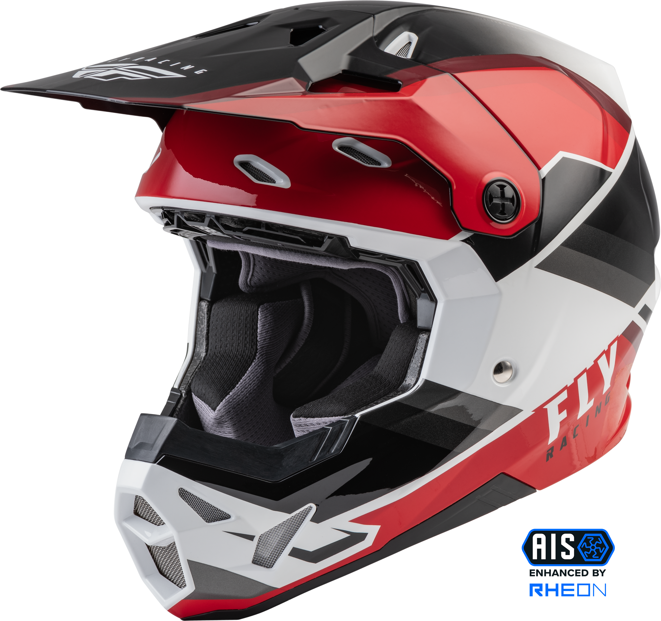 Fly Racing Formula Cp Rush Helmet Black/Red/White Md 73-0021M