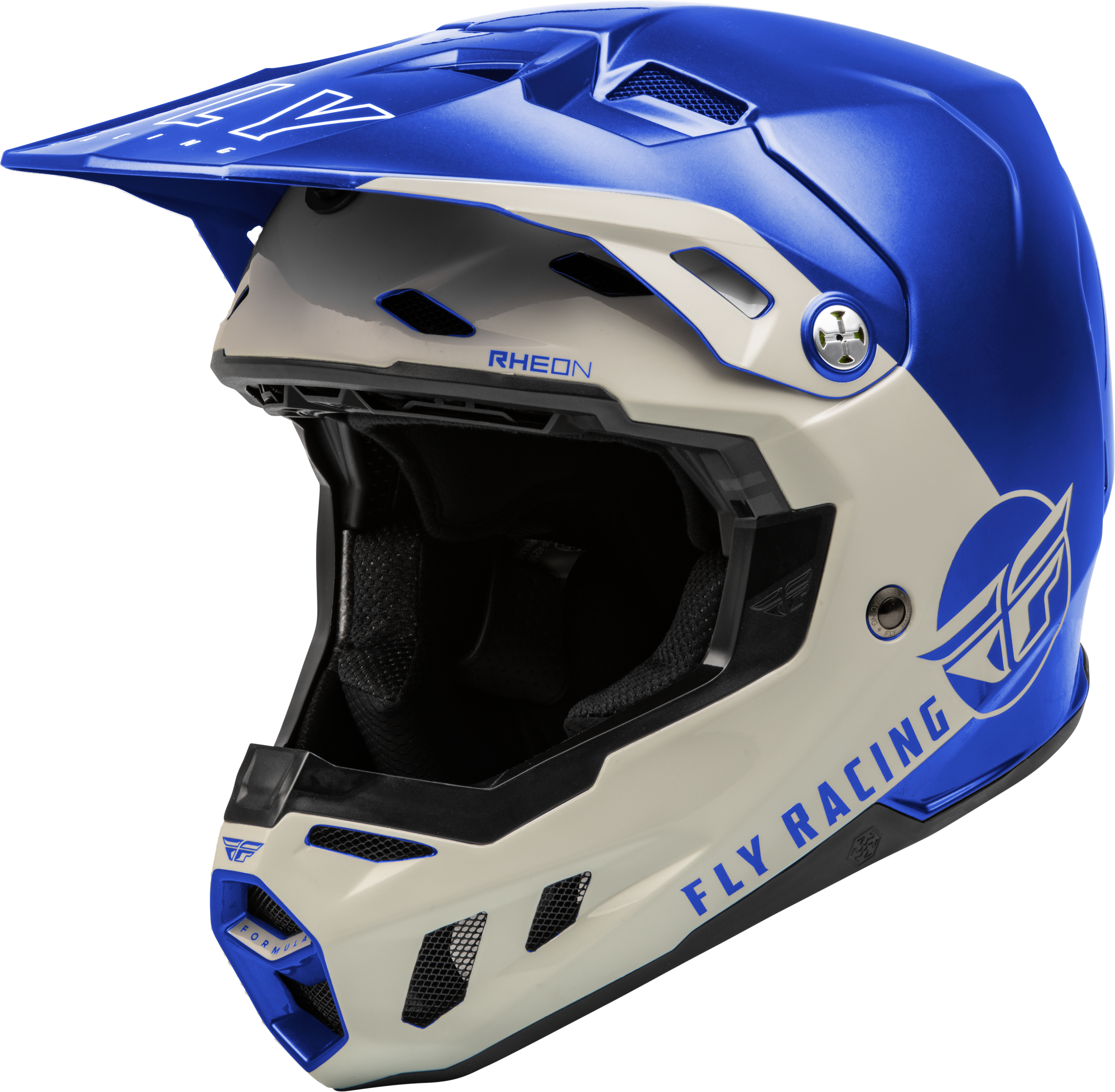 Fly Racing Formula Cc Centrum Helmet Metallic Blue/Light Grey Xl 73-4322X