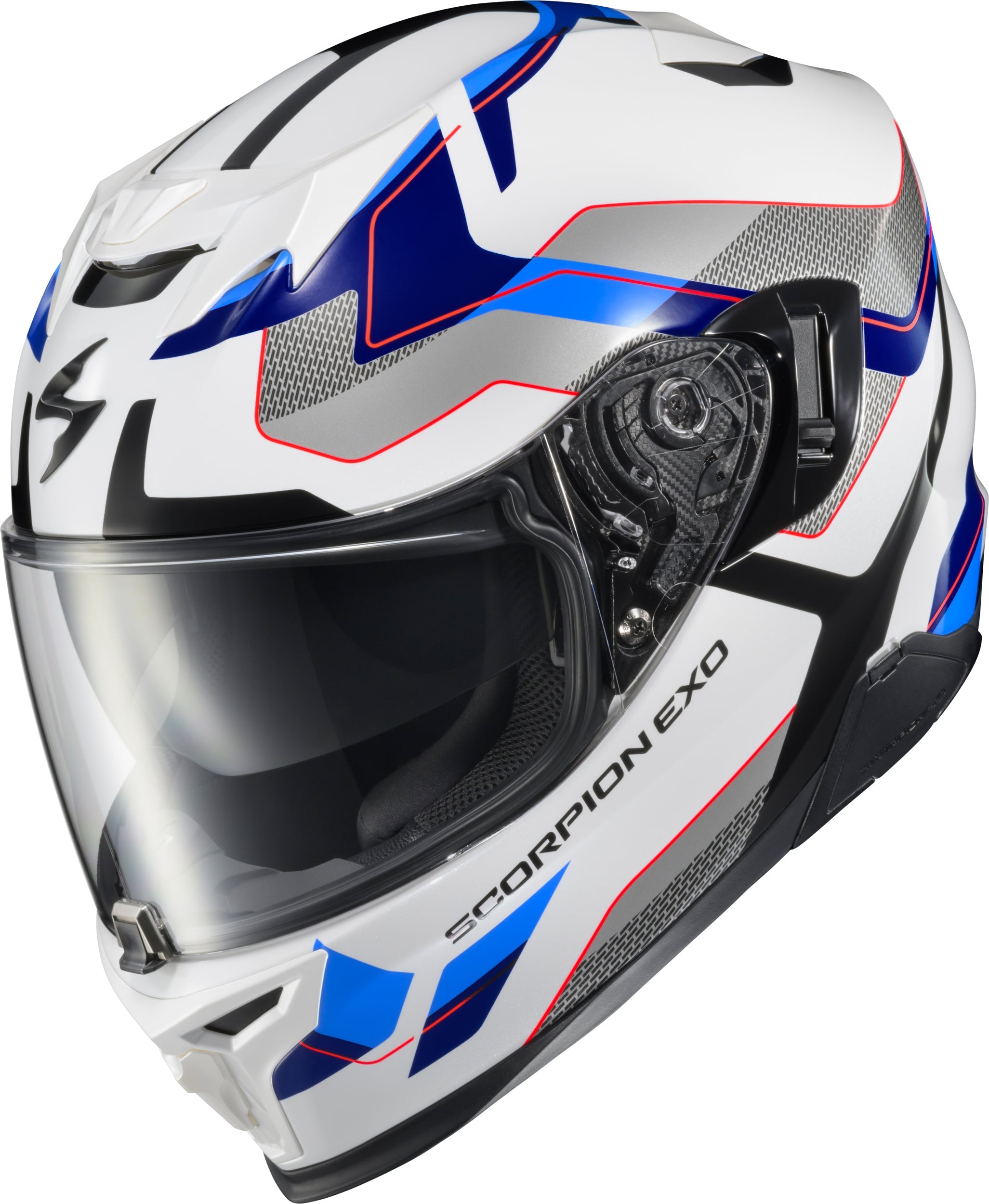 Exo-T520 Full Face Helmet Zuse White/Blue Sm