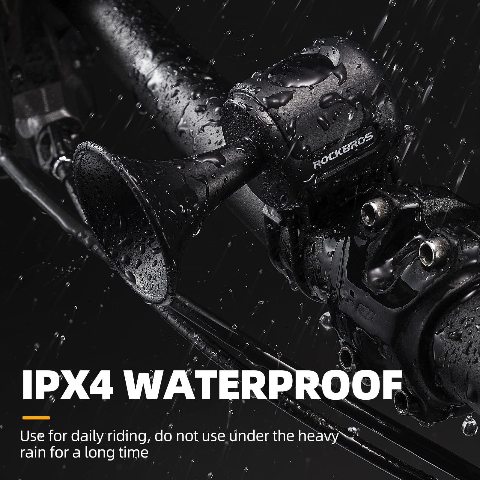 Electric Bike Horn 120dB IPX4 Waterproof for Ebike Scooter