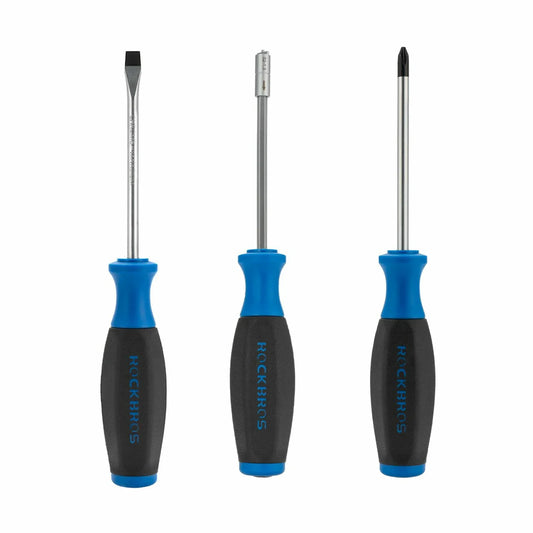 Bike Repair Screwdriver Set with Optional Extended Spoke Wrench