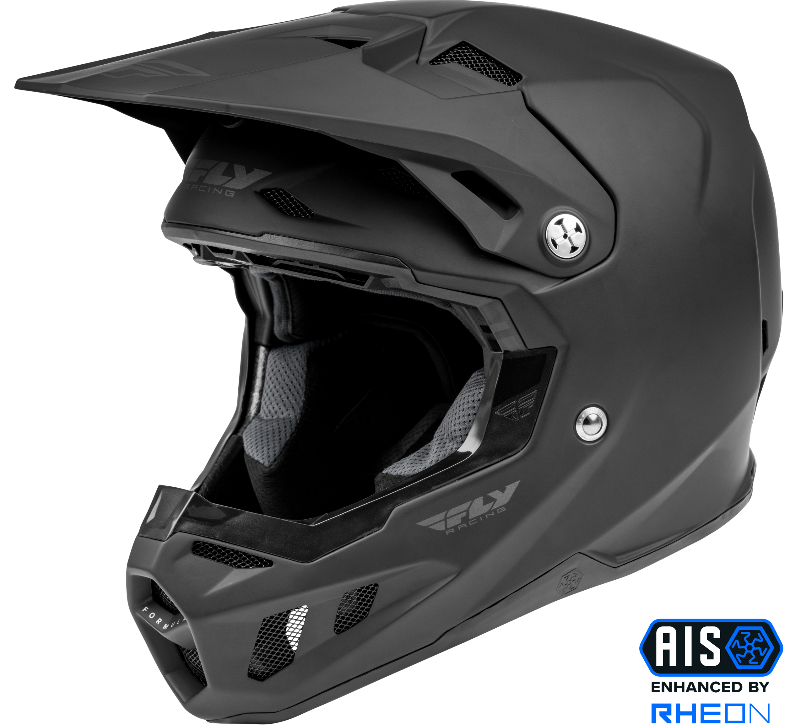 Fly Racing Formula Cc Solid Helmet Matte Black Lg 73-4300L
